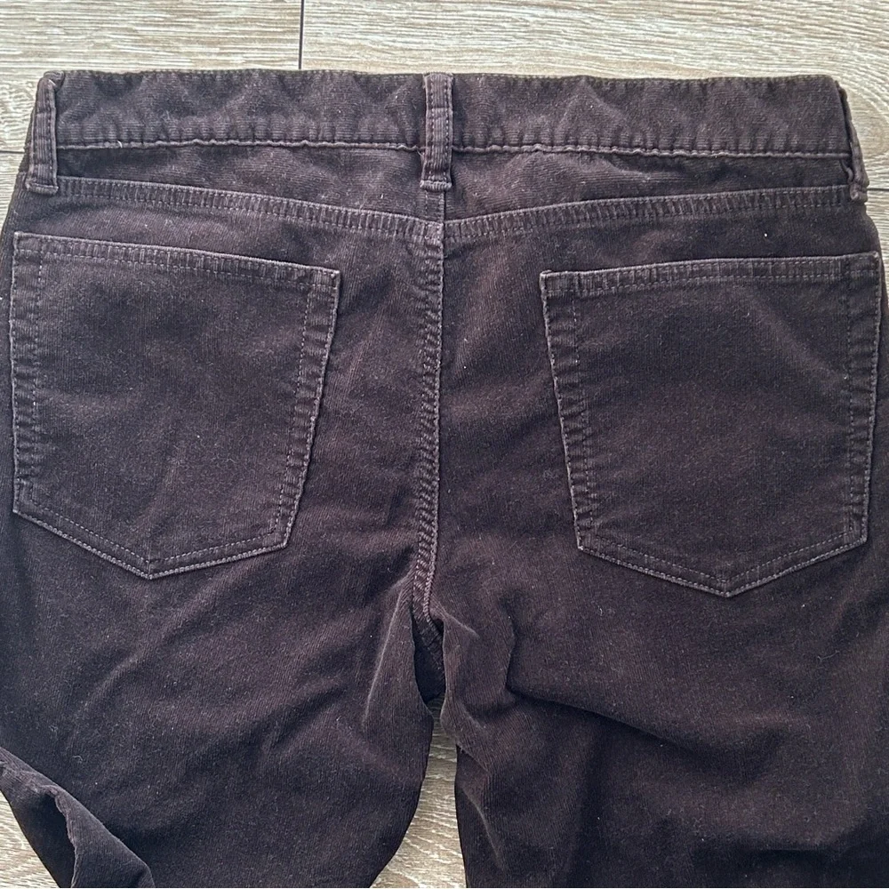 J. Crew Brown Corduroy Button-Front Pants - Picture 6 of 11